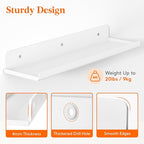 Lifewit Floating Shelves for Bathroom, Acrylic Wall Organizer for Perfume - Image 2