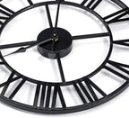 Antique Tower 30 inch Large Roman Numeral Wall Clock, Indoor Outdoor Patio - Image 3
