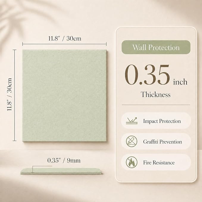 Large Cork Boards for Walls – 36" x 24" Self Adhesive Felt Wall Tiles - Image 2