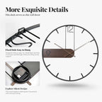 Cuspin 24 Inch Large Wall Clock, Modern Battery Operated Clocks - Image 4