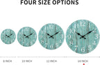 14 Inch Teal Wall Clock - Image 2