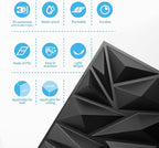 Art3d 33-Pack 3D Wall Panels for Interior Wall Decor, Modern Diamond Textured - Image 7