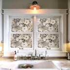 18"x236" Boho Cream/Brown Daisy Flower Peel and Stick Self Adhesive Wallpaper - Image 4