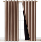 NICETOWN Warm Curtains for Winter, 100% Blackout Curtains Thermal, Noise by NICETOWN