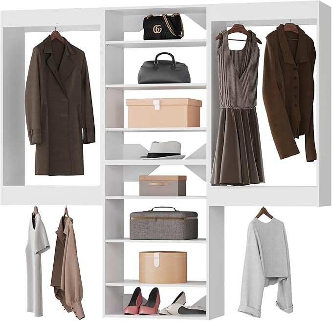 ROOMTEC Modular Closet System, Wooden Tower by ROOMTEC