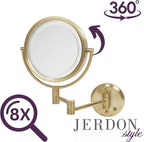 JERDON Wall-Mounted Vanity Mirror - Image 5