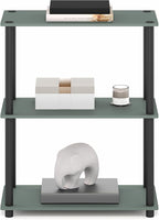 Furinno Turn-N-Tube Storage Shelves, 3-Tier Book Shelf, Corner Shelf, Toolless - Image 4