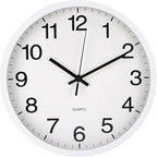 Wall Clock Non-Ticking Silent Quartz Movement Decor Clock Modern Simple Style by BAKBRAND