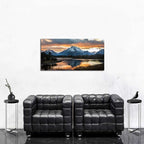 Grand Teton Mountain Wall Art National Park Posters Sunset Oxbow Bend Scenery - Image 3