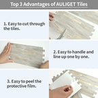 AULIGET 20 Sheets Faux Stone Peel and Stick Backsplash - Image 7