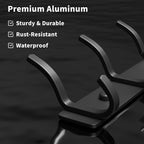 GWAAZXGZ Black Coat Rack Wall Mount - Image 4