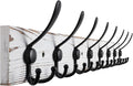 Kuhome 32.2'' Large Coat Rack Wall Mount Coat Hooks by Kuhome