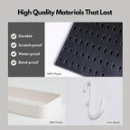 Keepo Peg Board Wall Organizer – Plastic Pegboard Panels, Modular Peg Board - Image 3