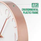 Wall Clock Non-Ticking Silent Modern Simple Style Round Decor Clock - Image 4