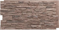 EverStone Canyon Ridge Faux Stone Panel, 45 3/4"W x 24 1/2"H x 1 1/4"D by EkenaMillwork