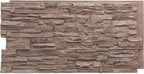 EverStone Canyon Ridge Faux Stone Panel, 45 3/4"W x 24 1/2"H x 1 1/4"D by EkenaMillwork