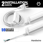Barrina 6 Pack LED T5 Integrated Single Fixture 1FT, Linkable Under Cabinet - Image 6