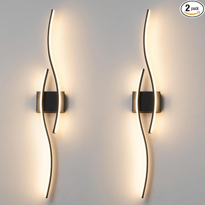Daunton Hardwired Modern Wall Sconce Set of Two by Daunton