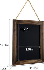 SANY DAYO HOME Rustic Wall Hanging Magnetic Chalkboard Signs 14 x 11 inches - Image 3