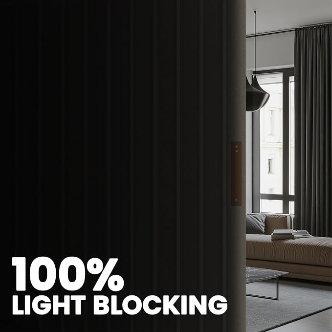 100% Blackout Room Divider Curtains Screen Partitions - Image 4