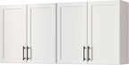 Furnaza Wall Cabinets for Laundry Room, Shaker Wall Mounted Kitchen Cabinets by Furnaza