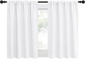 NICETOWN 2 Panels Blackout Curtains, Rod Pocket Thermal Insulated Drapes by NICETOWN