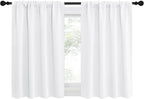 NICETOWN 2 Panels Blackout Curtains, Rod Pocket Thermal Insulated Drapes by NICETOWN