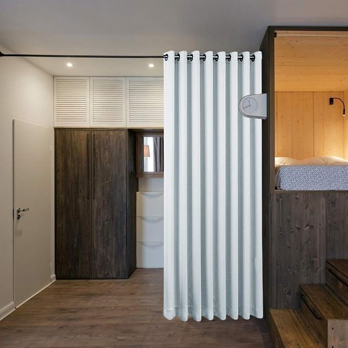 NICETOWN Room Divider Curtain Screen Partition, Vertical Blind - Image 5