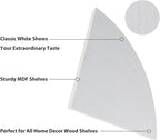 HORLIMER Floating Corner Shelf Wall Mount, Living Room - Image 4