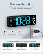 Digital Wall Clock, Digital Clock Large Display - Image 5