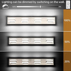 SOLFART Bathroom Vanity Lights Brushed Nickel Light Fixtures - Image 2
