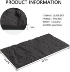 4-Pack 3D PU Stone Wall Panels for Interior Decor - Image 3
