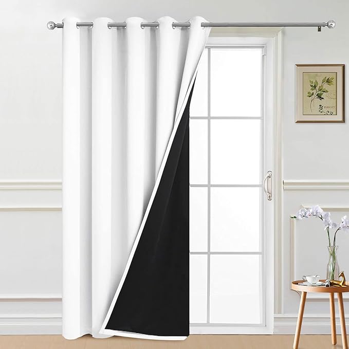 Yakamok 100% Blackout Lined Panels, Thermal Insulated Blackout Curtains by Yakamok
