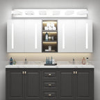Ralbay LED Modern Chrome Vanity Lights 6 Lights Stainless Steel Acrylic Modern - Image 4