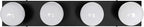 Design House Vanity Lights, 4 Linear Lights, Horizontal or Vertical Use - Image 2