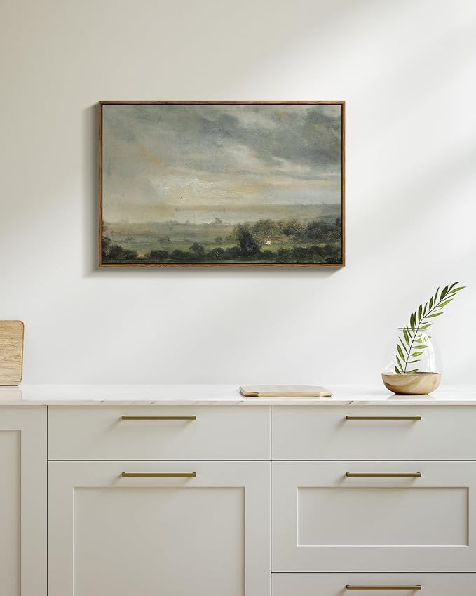 InSimSea Framed Canvas Wall Art, Vintage Decor, Modern Farmhouse, Cottagecore - Image 2