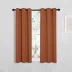 NICETOWN Burnt Orange Window Curtains Blackout Drapes, 1 Pair, 29 by 40 inches by NICETOWN