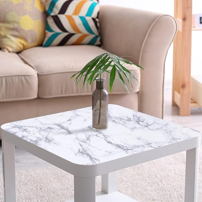 Arthome White Marble Contact Paper - Image 5