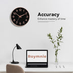 Roymnie Wall Clock, Silent Wall Clocks Battery Operated 8 Inch-Modern Non - Image 4