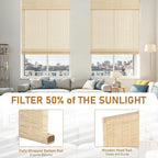 SEEYE Cordless Roman Shades - Image 4