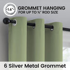 SimpleHome 100% Blackout Curtains - Image 5