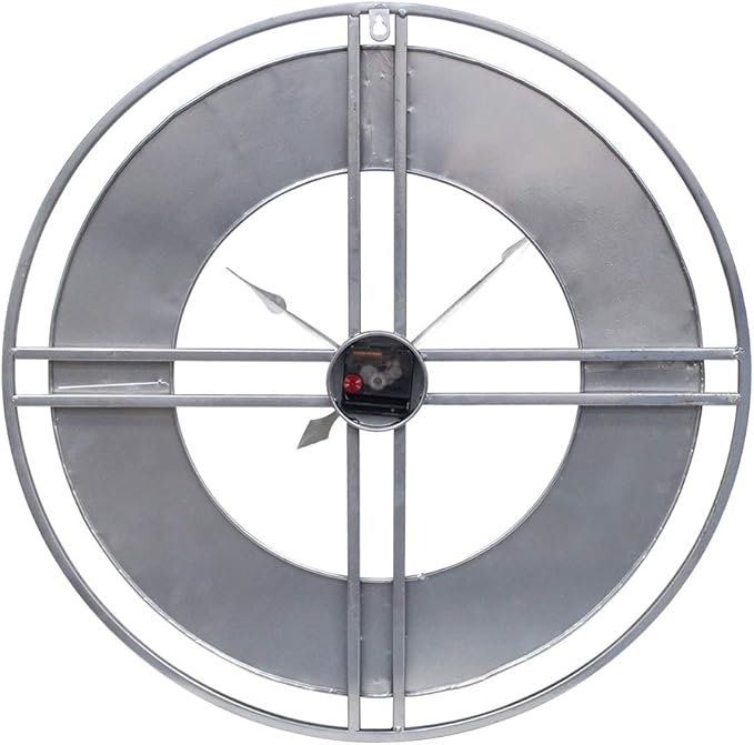 30 inch Large Wall Clock Decorative Solid Metal Retro Decor - Image 4