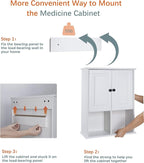 HAIOOU Bathroom Wall Cabinet - Image 6