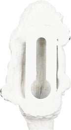 SOFFEE DESIGN 2pcs White Mermaid Shape Metal Coat Hooks, Playful 3D Mermaid - Image 8