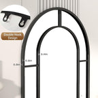 Arched Full Length Mirror, Oversized Floor Length Standing Mirrors, Large Body - Image 7
