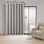 BONZER Room Divider Curtain Total Privacy Wall Extra Wide Grommet Room - Image 4