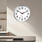 Rohioue Atomic Wall Clock Modern 10 Inch Battery Operated Analog Clock - Image 5