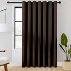 ChrisDowa Room Divider Curtain 96 Inches Long, Wide Blackout Sliding Door by ChrisDowa