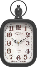 Menterry Small Retro Rectangle Wall Clock by Menterry