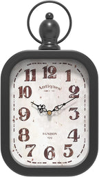 Menterry Small Retro Rectangle Wall Clock by Menterry